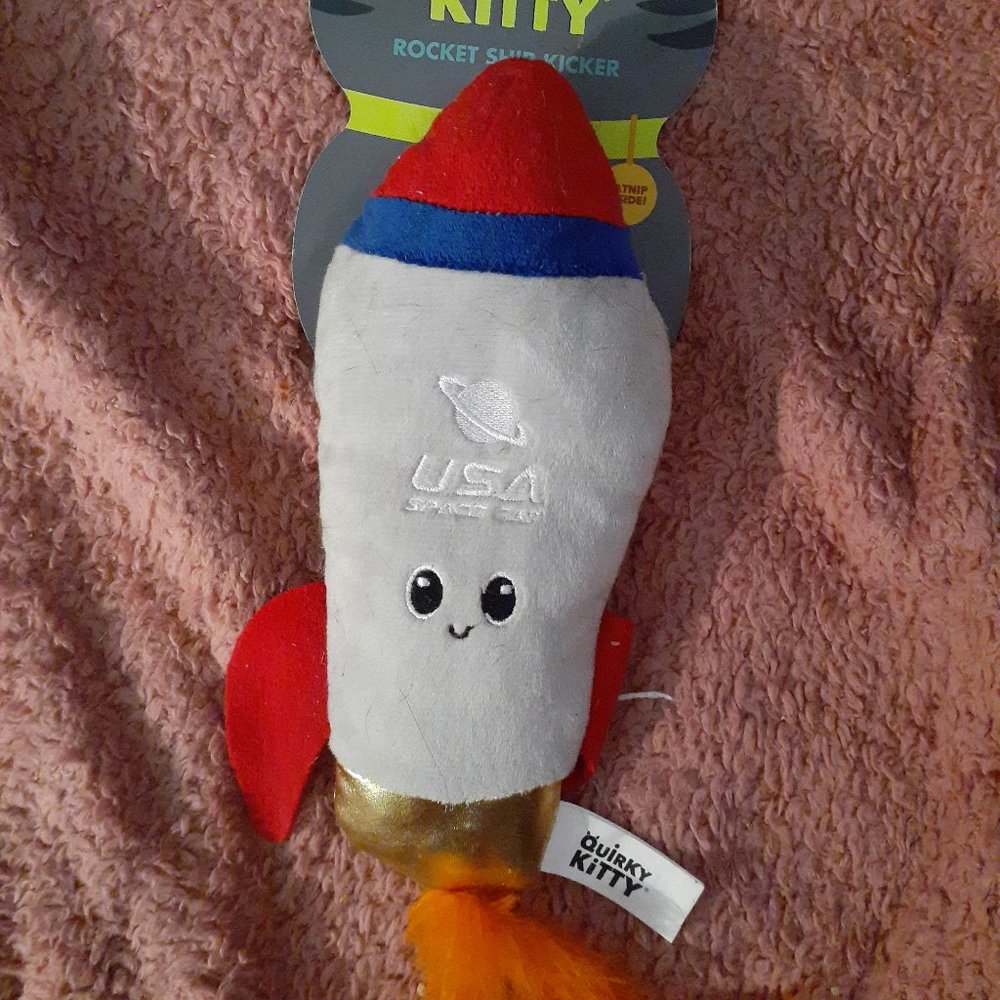 Brand New Quirky Kitty CatNip Kicker Toy